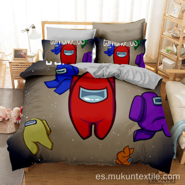 Dibujos animados Santa Claus Duvet Funda para el hogar